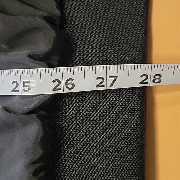 Divided (H&M) Size S Black with Orange Racing Bomber Jacket, Exc., Like New Cond - Picture 9 of 12